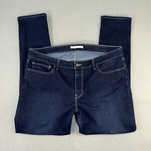 Women's Levi's 711 Skinny Stretch Jeans Blue Size 34x30